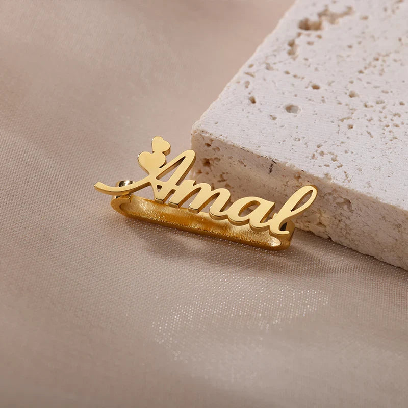 Stainless Steel Watch Ring Loop For Apple Watch Custom Name Watch Tag Bar Band Charm With Decorative Personalized Letter Jewelry