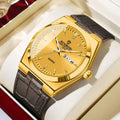 New Gifts Casual Business Top Blue Clock Men Luxury Watch Automatic Watches Mens Fashion Quartz Wristwatches Relogio Masculino