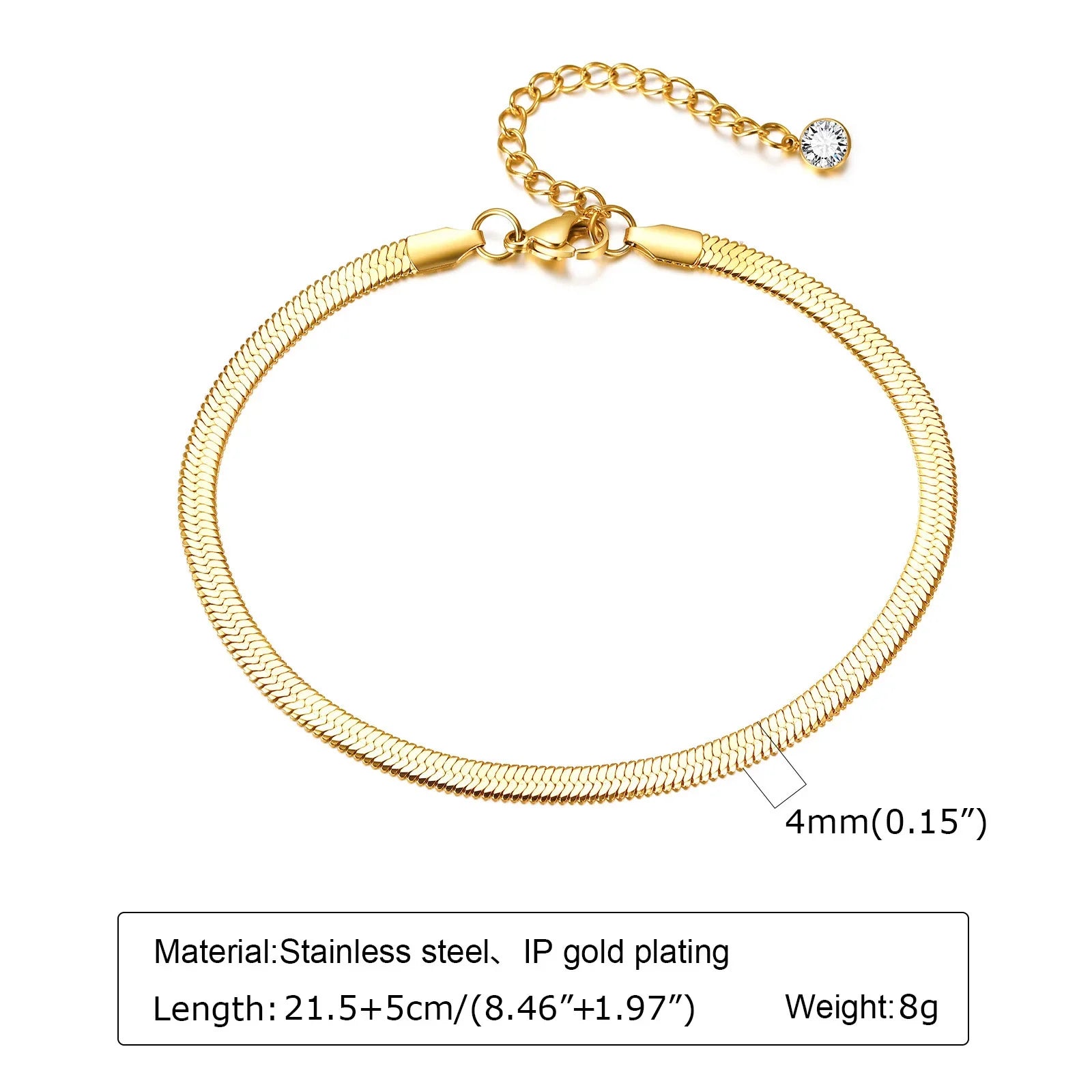 Stainless Steel Pearl Anklets Bracelet for Women, 18k Gold Plated  Foot Chain Adjustable Stackable Bracelets on Leg Jewelry