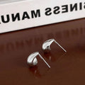 Ventfille 925 Sterling Silver Water Drop Earring for Women Gift Minimalism Versatile Office Trend Jewelry Dropshipping