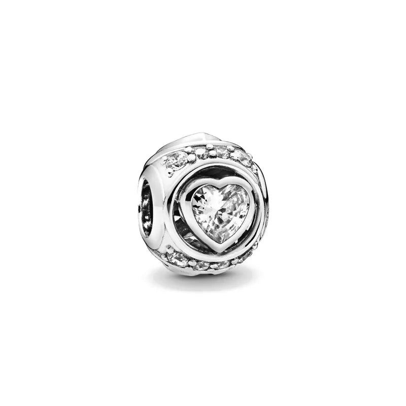 2026 New S925 Silver Robot Cross Digital Pendant, Suitable for Original Bracelets, DIY Accessories, Women's Charm Jewelry Gifts