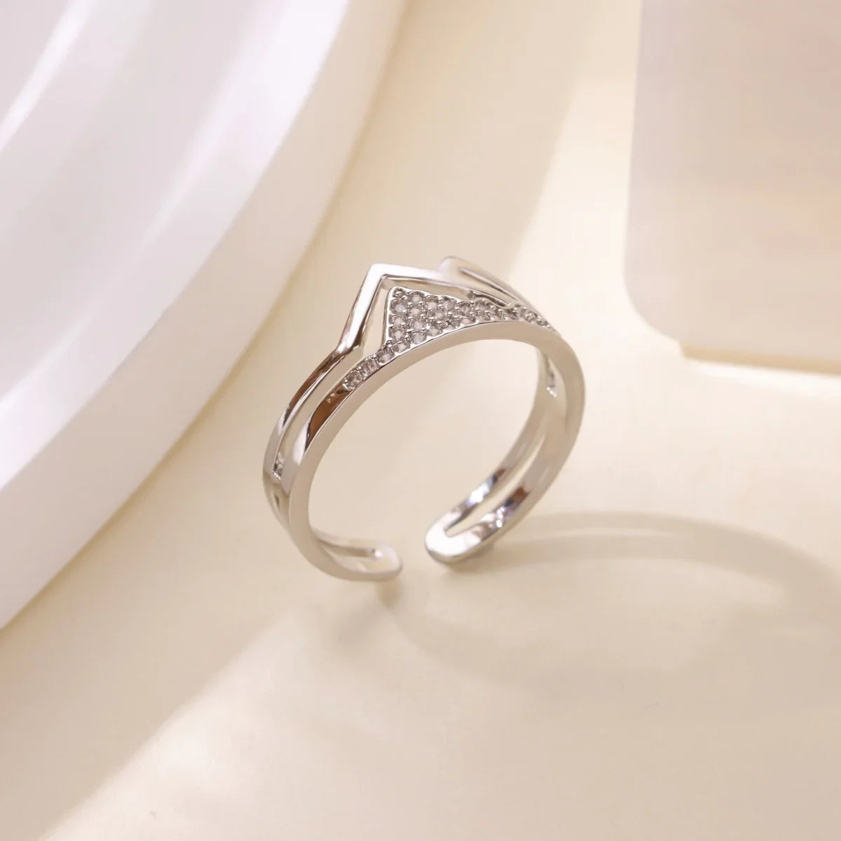 Fashion Pink Heart Zircon Rings for Women Gold Color Stainless Steel Imitation Pearl Ring Elegant Aesthetic Wedding Jewelry Gift