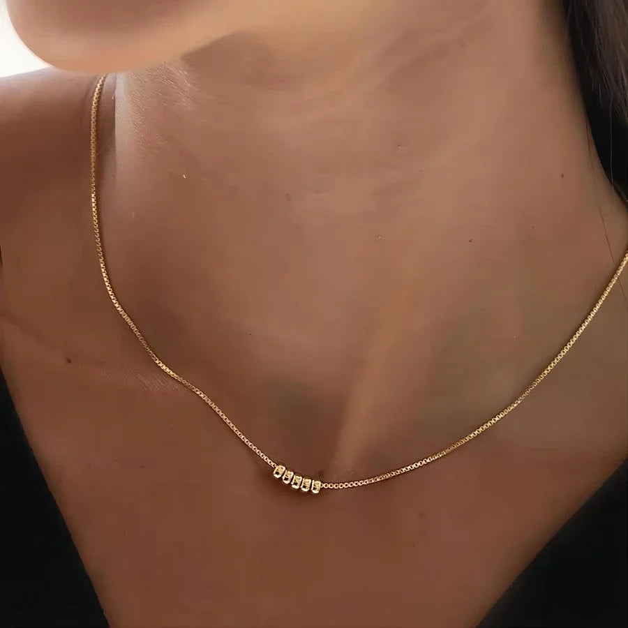 New Shiny Butterfly Necklace Ladies Exquisite Double Layer Clavicle Chain Necklace Jewelry for Ladies Gift