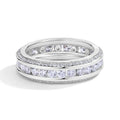 MINTYBOX  S925 Sterling Silver Moissanite Ring D VVS1 Lab Grown Diamond 1.68ctw Engagement Rings For Women Wedding Band Gift