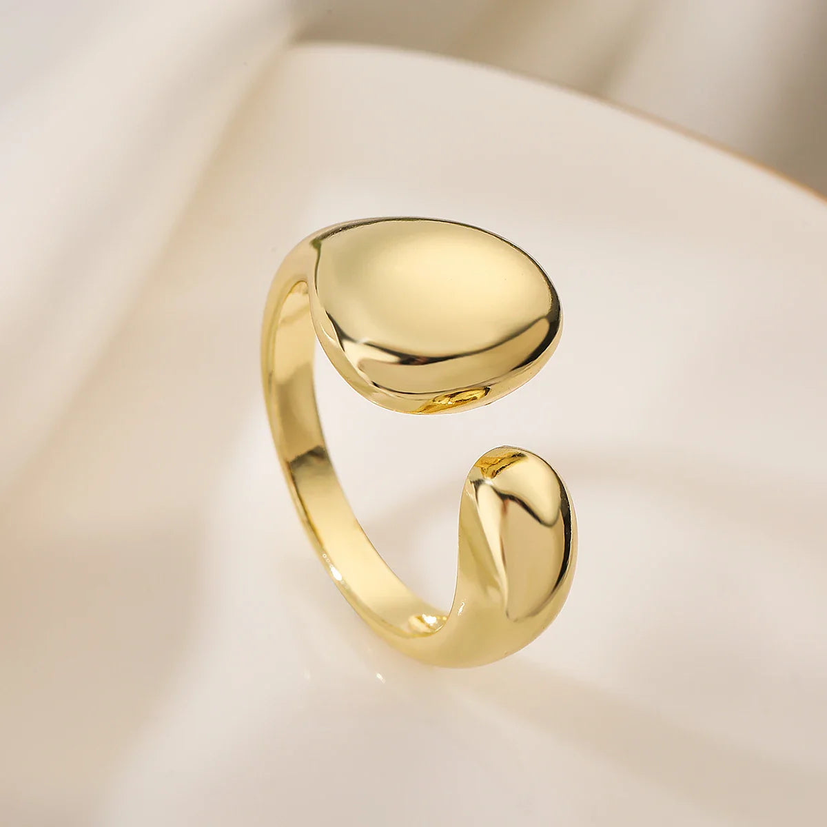 NEWBUY High Quality AAA CZ Zircon Inlay Copper Wedding Jewelry Unique Design Open Rings For Elegant Women Size Adjustable