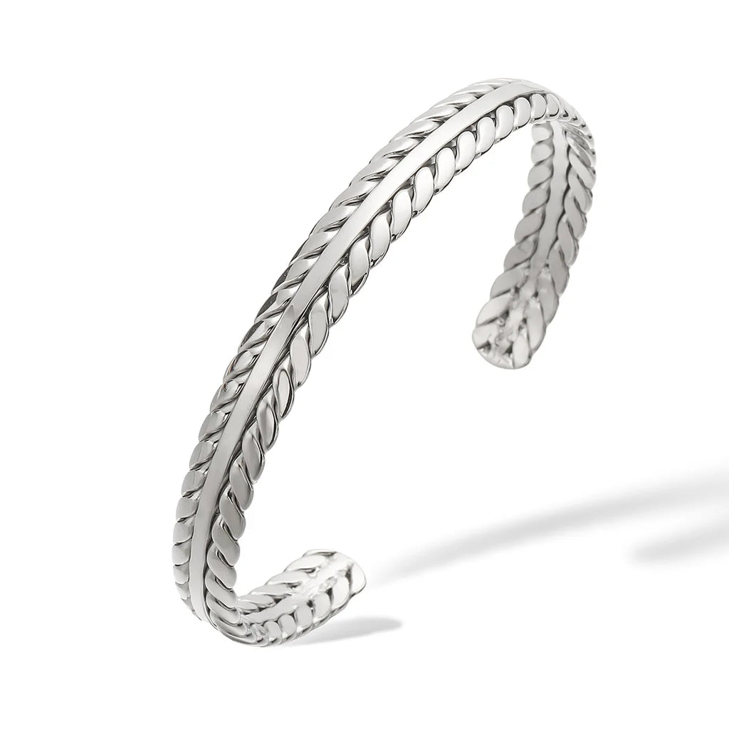 NEWBUY Hot Sale HigH Quality Gold/Silver Color Heart Bangles For Women Stainless Steel Party Jewelry