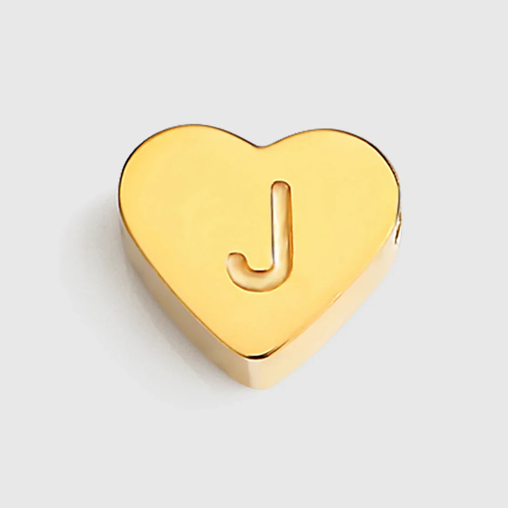Initial Name Heart Shape Pendant For Necklaces 316L Stainless Steel Necklace for Women Bracelet Make Earrings Jewelry