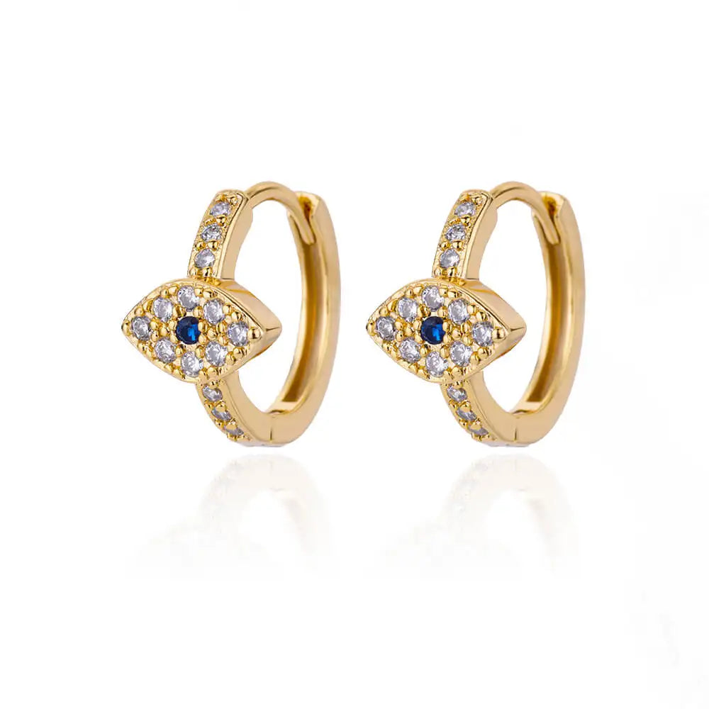 Zircon Star Pendientes Earrings for Women Girl Stainless Steel Gold Color Earring Y2k Wedding Aesthetic Jewelry aretes mujer
