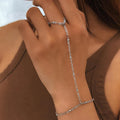 Stainless Steel Bracelets Personality Design Beaded Finger Chain  Minimalist Bracelet For Women Jewelry Best Friend Gifts New