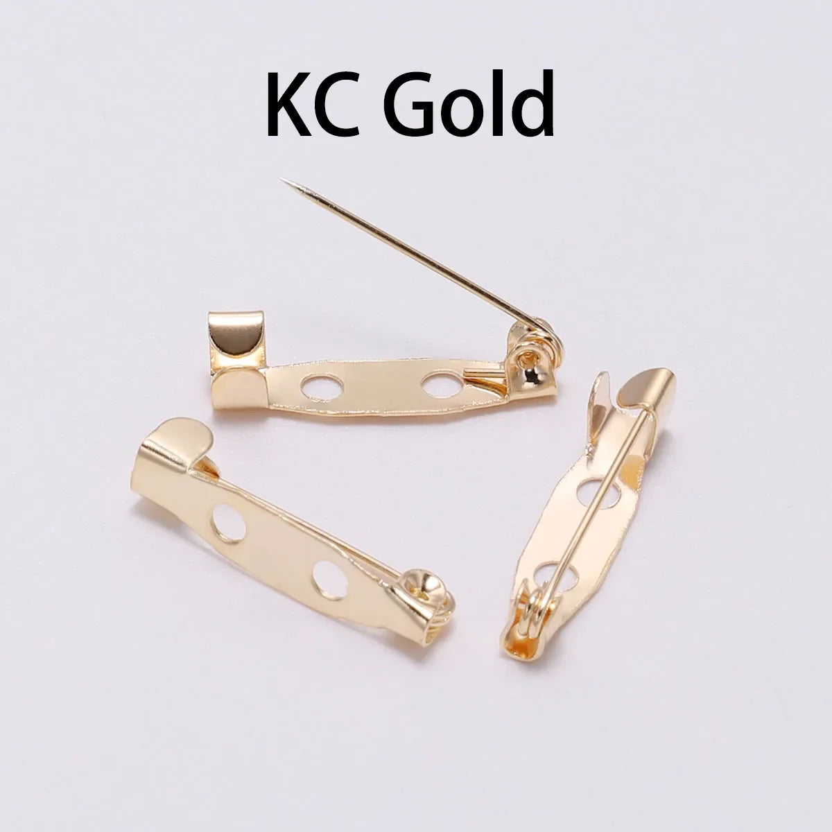 20-50pcs 20 25 32 38mm Brooch Clip Base Pin Blank Safe Lock Brooch Pin Base Badge Holder For DIY Jewelry Making Finding Supplies