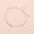925 Sterling Silver Lucky Bead Charm Bracelets Woman Couple Chain Round Bangles Luxury Jewelry Accessories Wholesale