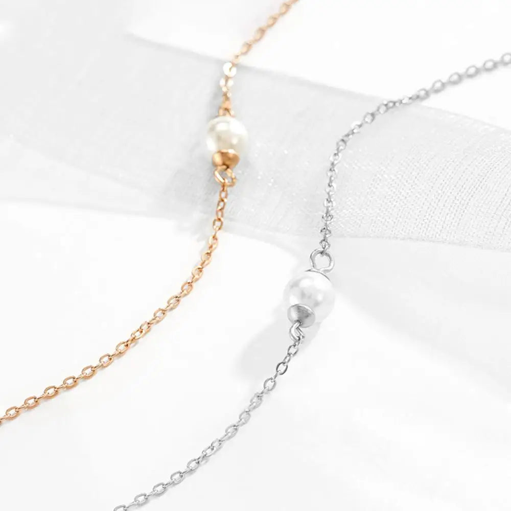 Minimalist Stainless Steel Bracelets for Women Sea Imitation pearls Bracelet Women Charm Bracelet Jewelry