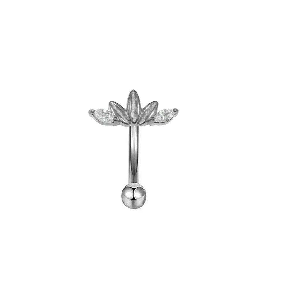 Rook piercing Butterfly Ear Cartilage Eyebrow Tragus Helix Piercing Stud Curved barbell Wholesale Body  Jewelry