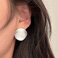 925 Sterling Silver Vintage Earrings For Women Round StringTrendy Earring Jewelry Prevent Allergy Party Accessories Gift