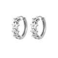 Rainbow Zircon Earring for Women Stainless Steel Hoop Earring 2024 New Trending Luxury Aesthetic Accesorios Jewelry aretes mujer