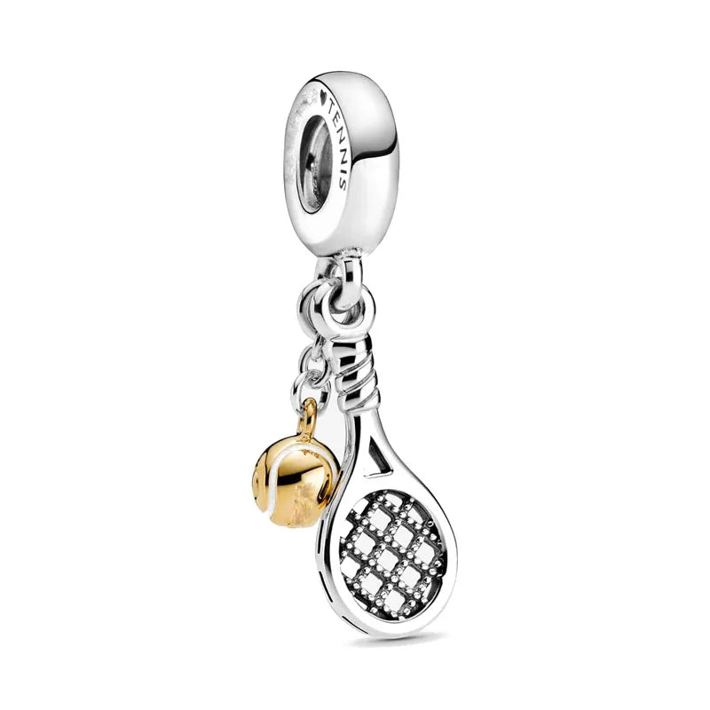2026 New S925 Silver Robot Cross Digital Pendant, Suitable for Original Bracelets, DIY Accessories, Women's Charm Jewelry Gifts
