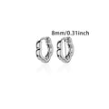 Chunky Flower Hoop Earring for Women Stainless Steel Gold Color Wedding Aesthetic Earring New Couple Jewelry Accessories Gift