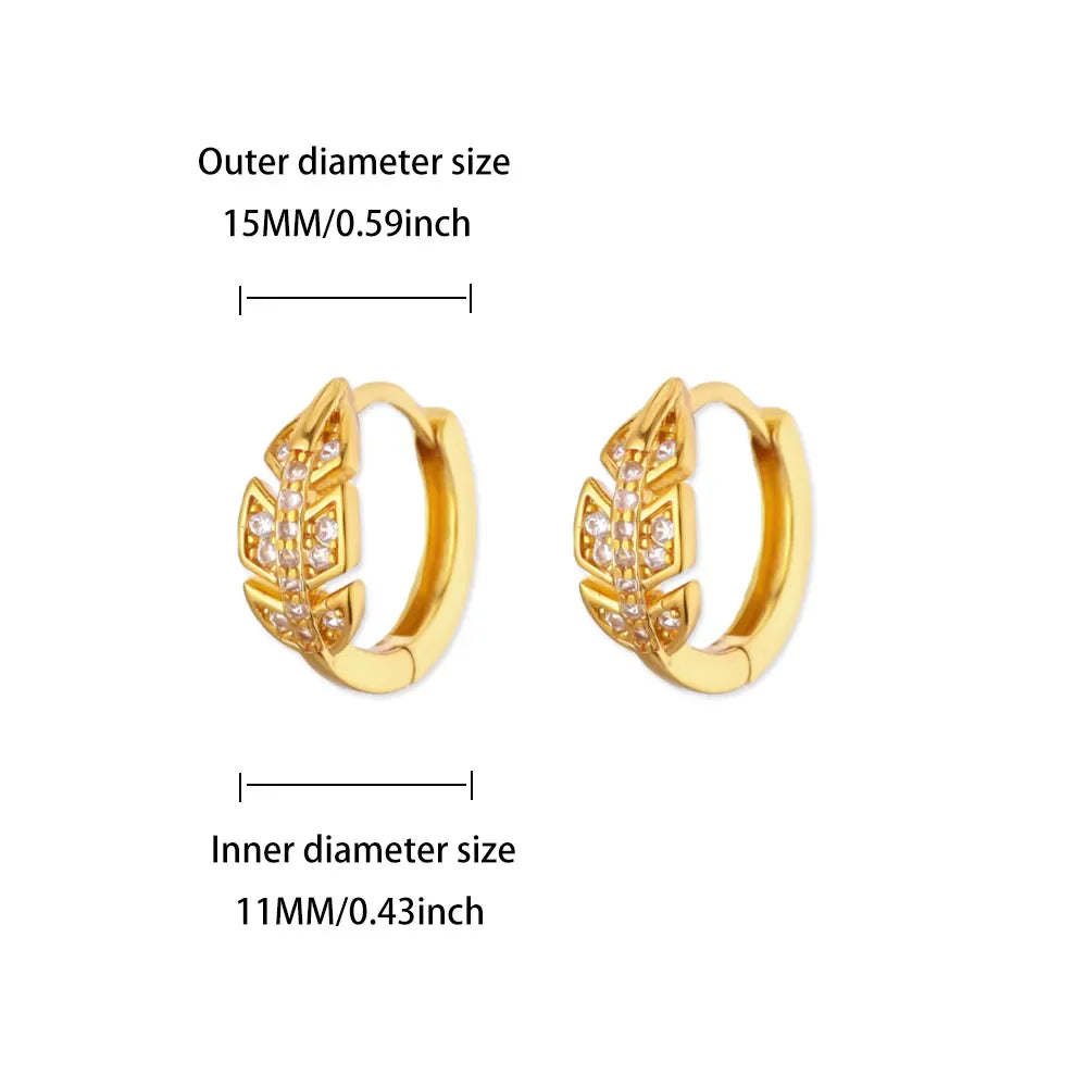 Cute Geometric Hoop Earrings for Women Stainless Steel Gold Color Cross Infinity Earrings 2025 Trend Piercing Wedding Jewelry