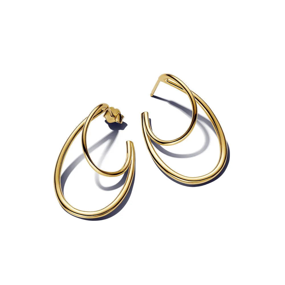 European New Cross Sunflower Gold Color Stud Earrings, Fit Women's Festival Exquisite Charm Jewelry Gifts  925 Silver