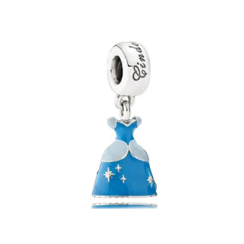 European Summer Blue Series Turtle Flower Pendant Fit S925 European 925 Sterling Silver Bracelet Bangles Necklace