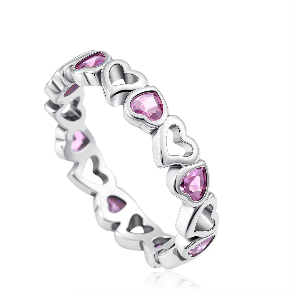 2026 Hot Selling 925 Silver Cute Puppy Flower Elephant Clover Ring Suitable for Wedding Rings, Jewelry Gifts