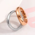4mm Stainless Steel Plain Comfort Fit Wedding Band Ring for Women Men Size 4-12