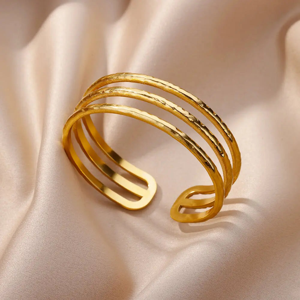 Jesus Bangles Bracelet for Women Stainless Steel Gold Color Luxury Bracelets New Trend Wedding Jewelry pulseras mujer bijoux