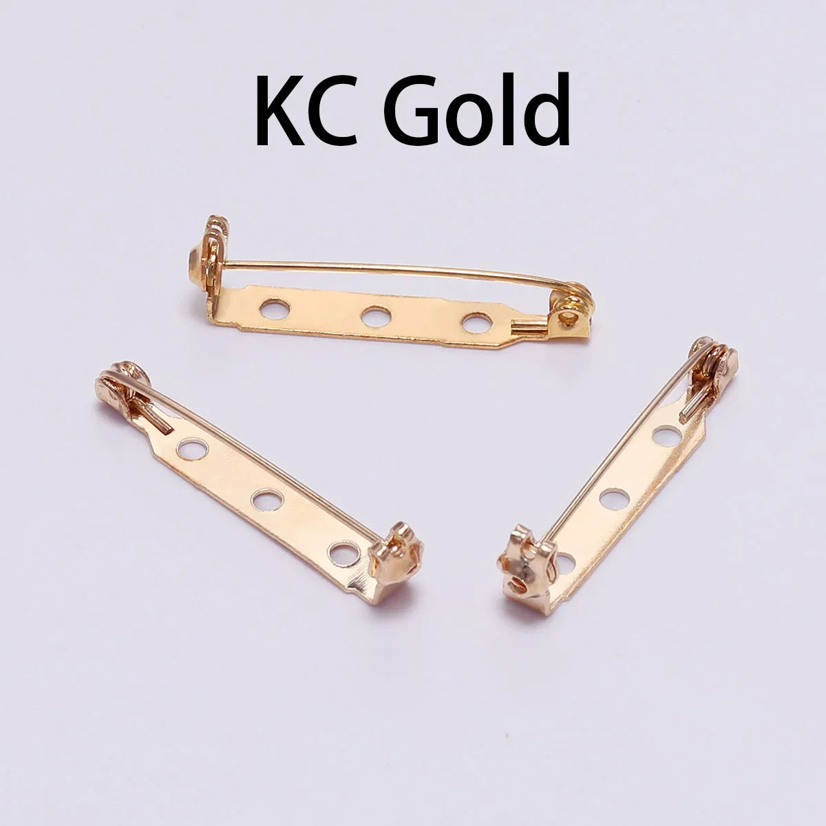 20-50pcs 20 25 32 38mm Brooch Clip Base Pin Blank Safe Lock Brooch Pin Base Badge Holder For DIY Jewelry Making Finding Supplies