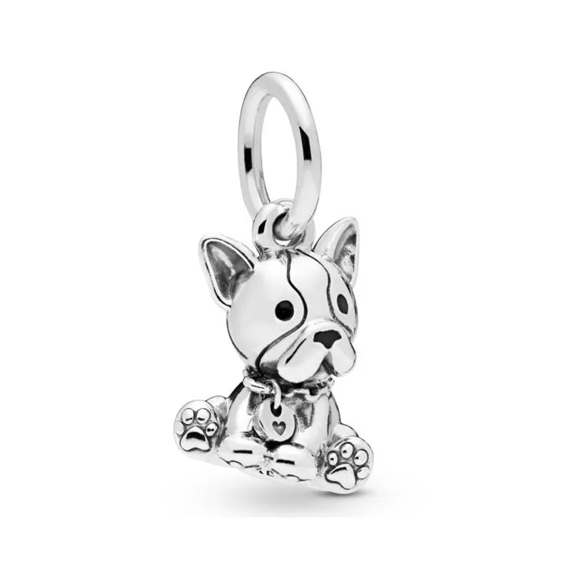 2026 New S925 Silver Robot Cross Digital Pendant, Suitable for Original Bracelets, DIY Accessories, Women's Charm Jewelry Gifts