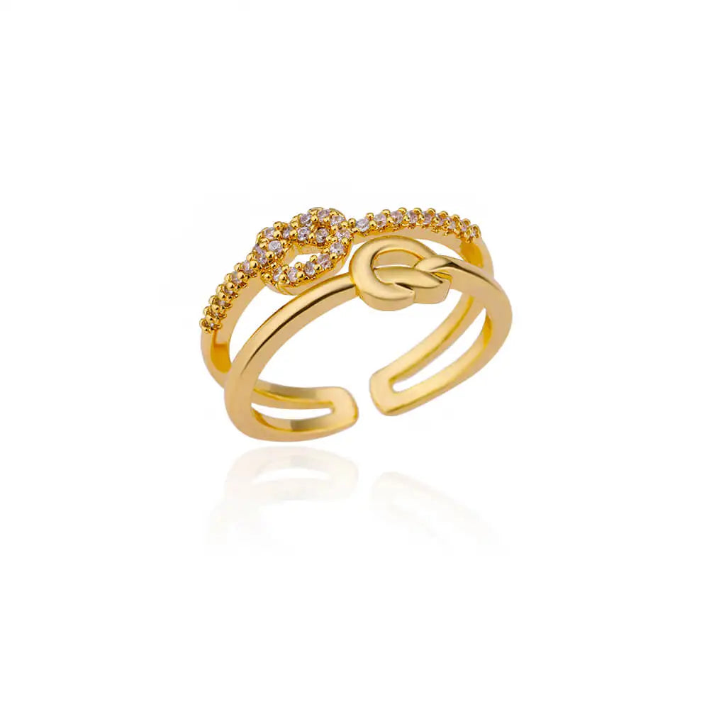 Zircon Stone Rings for Women Stainless Steel Gold Color 2024 New Trend Wedding Ring Jewelry Gift bague femme anillos mujer