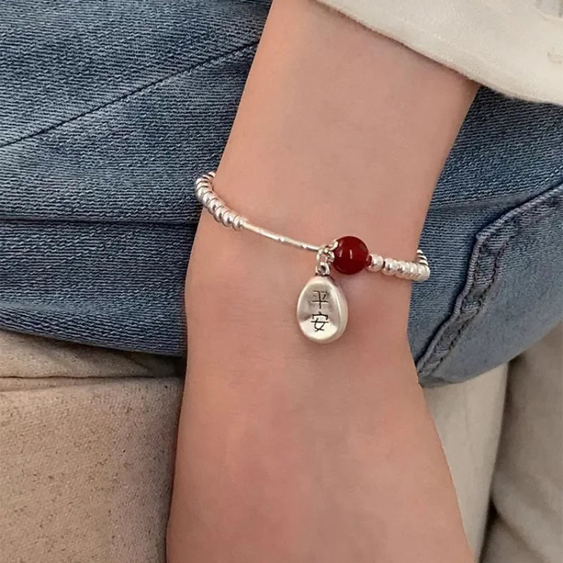 VENTFILLE 925 Silver Double Layer Pearl Bracelet for Women Girl Design Bead Korean Jewelry Dropshipping