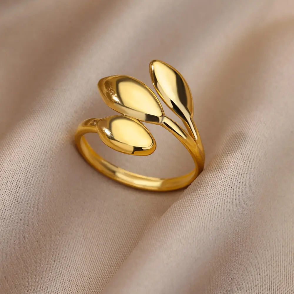 Zircon Stone Rings for Women Stainless Steel Gold Color 2024 New Trend Wedding Ring Jewelry Gift bague femme anillos mujer
