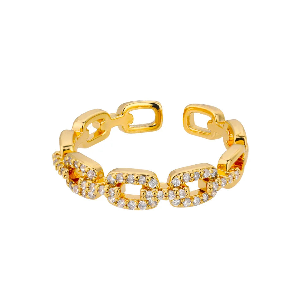 Zircon Stone Rings for Women Stainless Steel Gold Color 2024 New Trend Wedding Ring Jewelry Gift bague femme anillos mujer