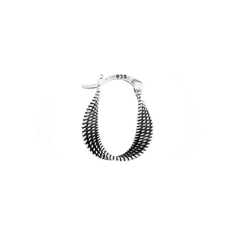925 Sterling Silver Fried Dough Twists Engagement Stud Earrings For Women Elegant Wedding Luxury Jewelry Accessories Argent 925
