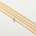 1Meter/lot 14K 18K Gold Plated Brass Metal Round Link Cable Chains DIY Jewelry Making Chain For Needlework Jewelry Accessories