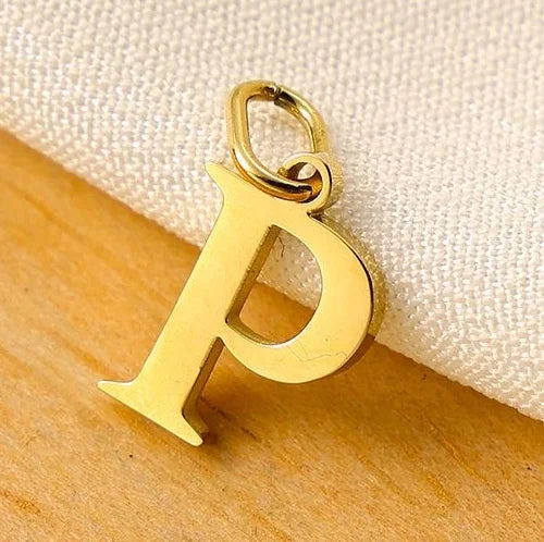 SUNIBI 26 Letters Stainless Steel Cut Alphabet Pendant for DIY Woman Necklace Ladies Jewelry Accessories Wholesale Dropshipping