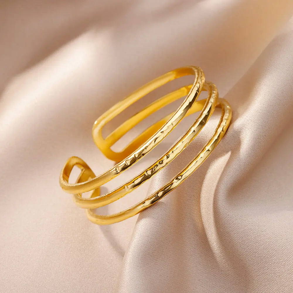Jesus Bangles Bracelet for Women Stainless Steel Gold Color Luxury Bracelets New Trend Wedding Jewelry pulseras mujer bijoux