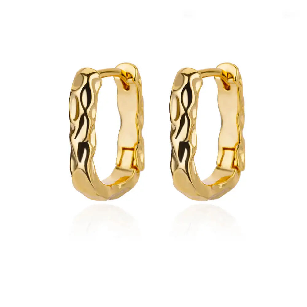 Rainbow Zircon Earring for Women Stainless Steel Hoop Earring 2024 New Trending Luxury Aesthetic Accesorios Jewelry aretes mujer