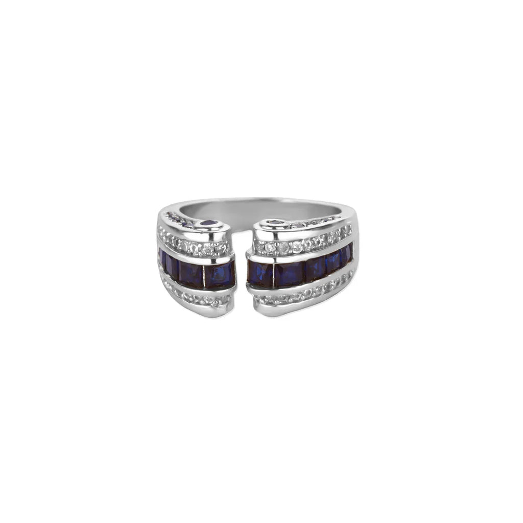 Gothic Stainless Steel Opening Finger Rings for Women Vintage Geometric Adjustable Finger Ring Trendy Punk Jewelry Gifts