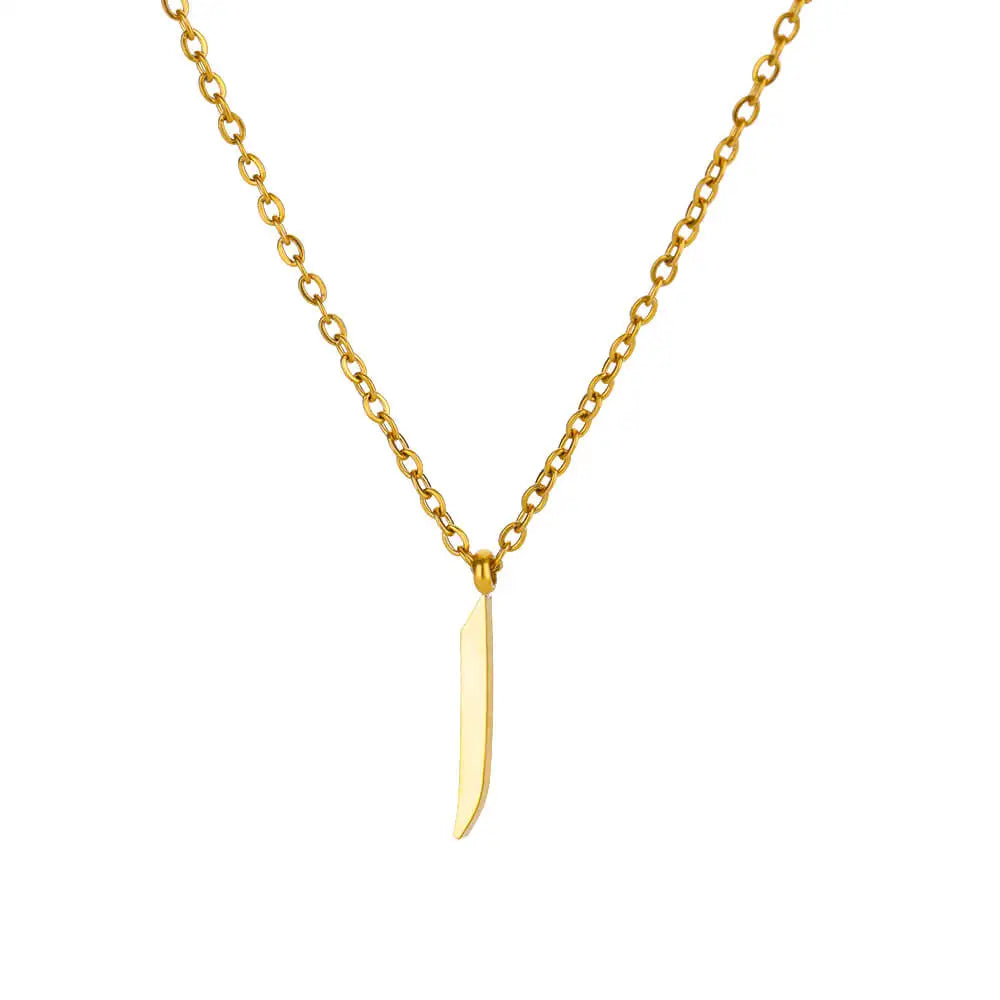 Arabic Letter Name Necklaces For Women Stainless Steel Alphabet Pendant Chain Choker Collar Femme Wedding Aesthetic Jewelry Bff