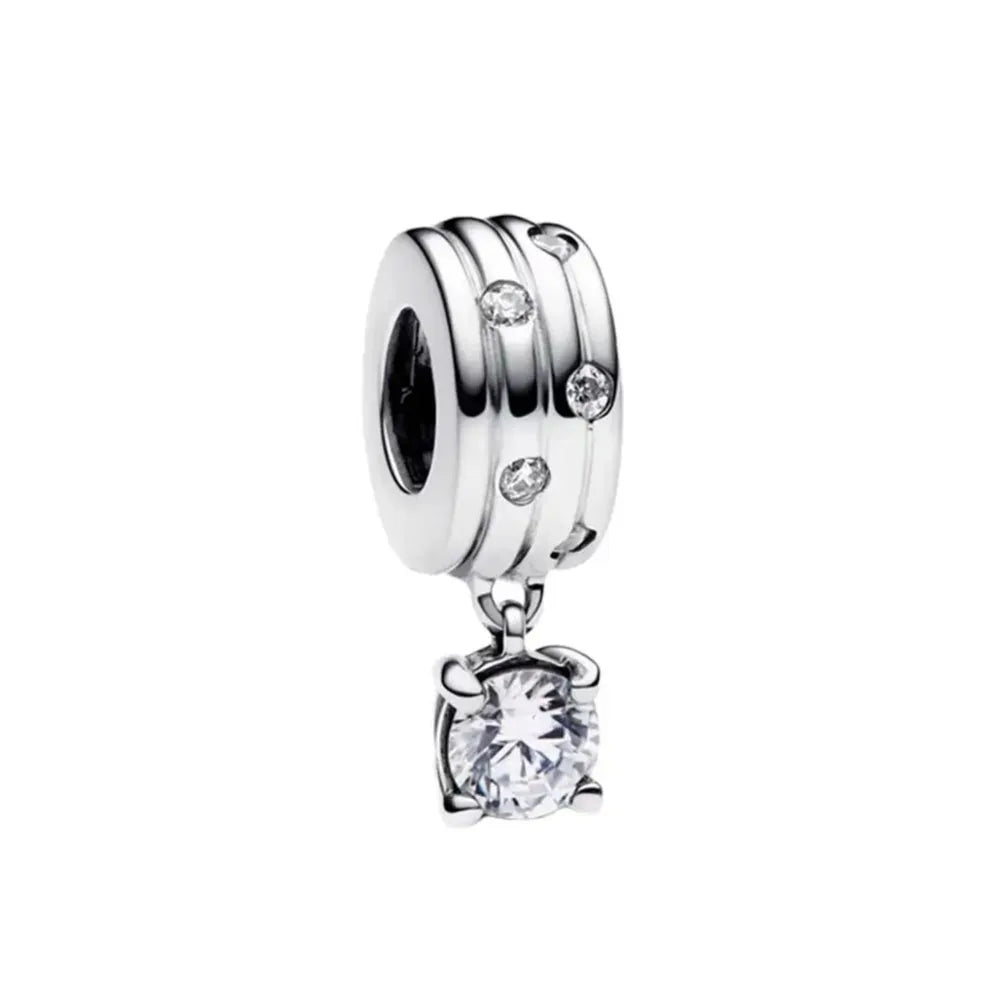 Hot Selling Christmas Santa 925 Silver Charm Bead Fit European Bracelet Bangles Women Necklace Jewelry