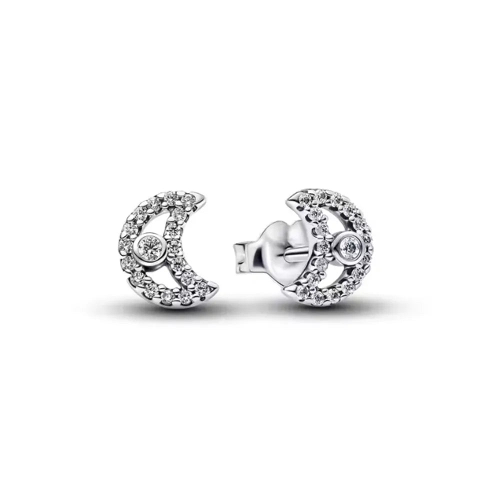 Christmas Gift Hot Selling 925 Silver Blue Stone Flower Stud Earrings Fit Women's Festival Exquisite Charm Jewelry Gifts