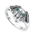 2026 Hot Selling 925 Silver Cute Puppy Flower Elephant Clover Ring Suitable for Wedding Rings, Jewelry Gifts