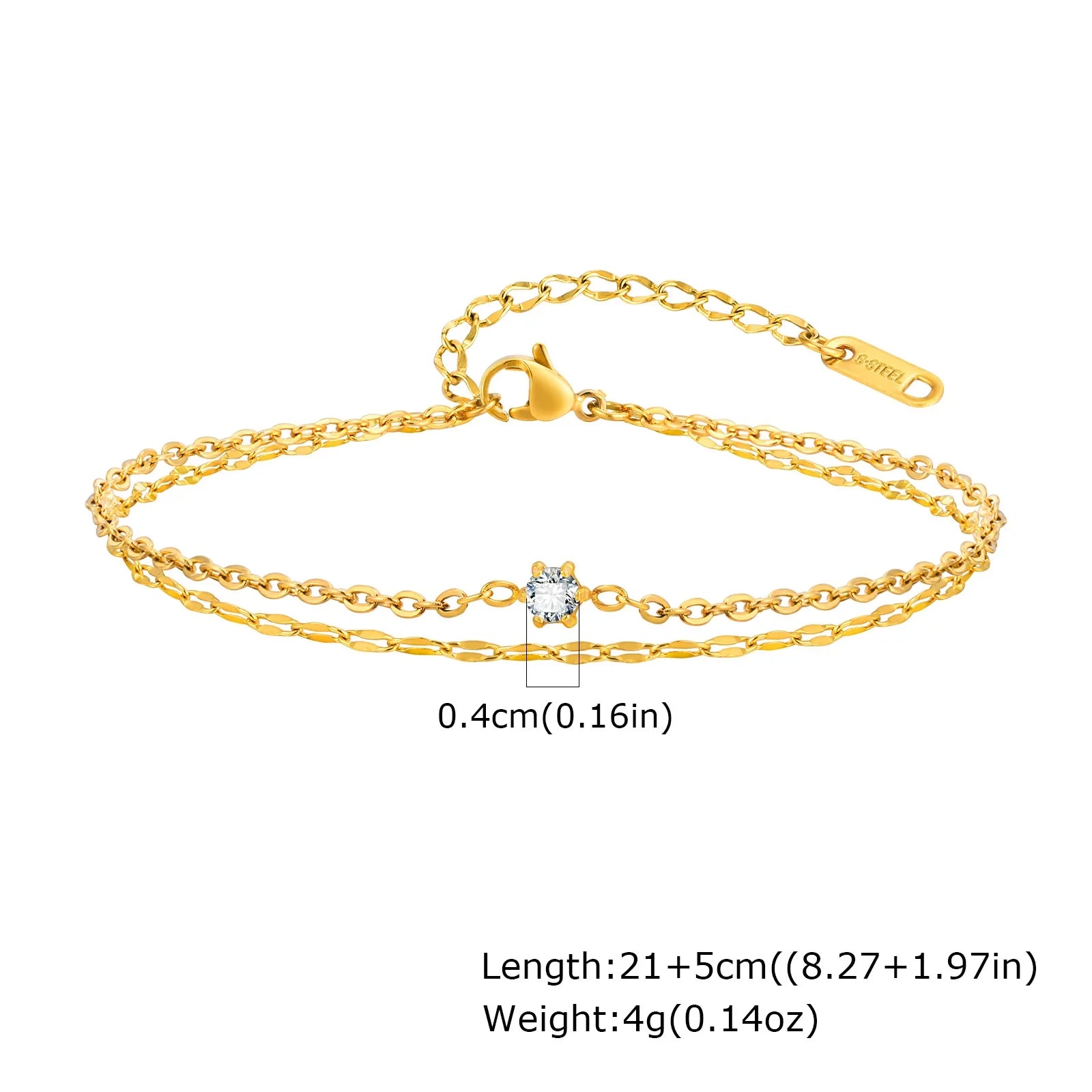 Stainless Steel Lucky Evil Eye Anklet Bracelet for Women, Blue Eye Beaded Chain Foot Anklets Summer Beach Lucky Amulet Gift