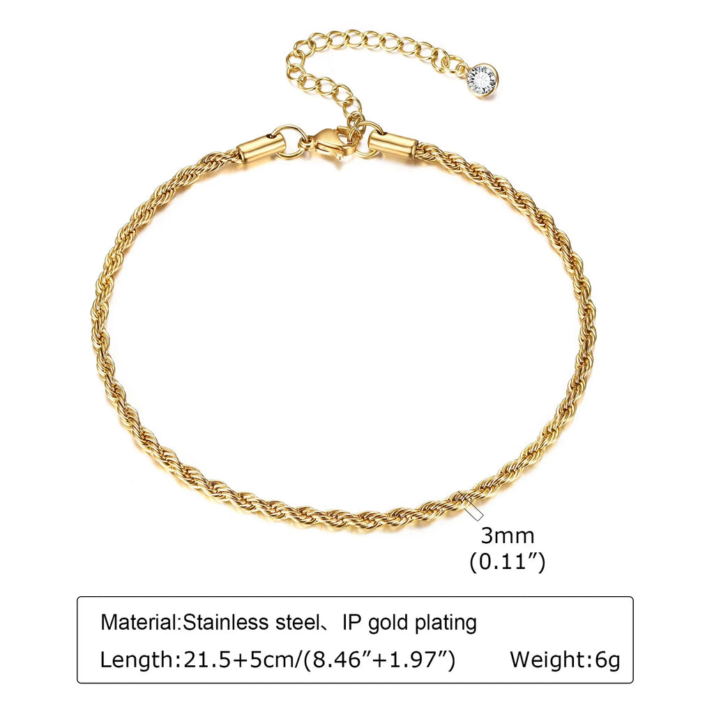 Stainless Steel Lucky Evil Eye Anklet Bracelet for Women, Blue Eye Beaded Chain Foot Anklets Summer Beach Lucky Amulet Gift