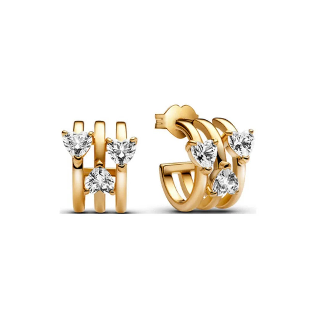European New 925 Silver Butterfly Flower Stud Earrings, Fit Women's Festival Exquisite Charm Jewelry Gifts
