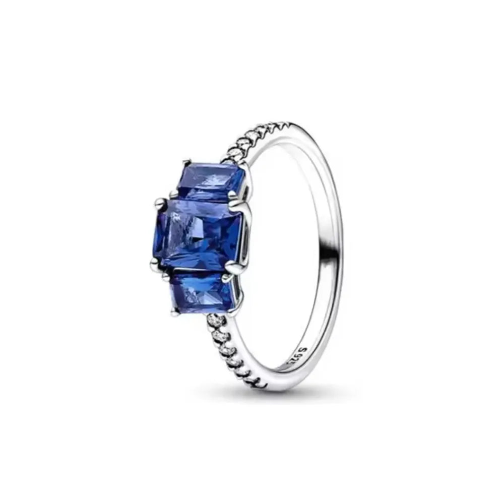 2026 Hot Selling 925 Sterling Silver Heart-Shaped Butterfly Flower Ring, Exquisite and Charming Jewelry Gift for European Women