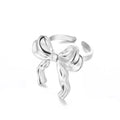 Stainless Steel Exaggerated Big Flower Rings For Women Gold Color Sunflower Finger Ring Female Fashion Aesthetic Jewelry Gift