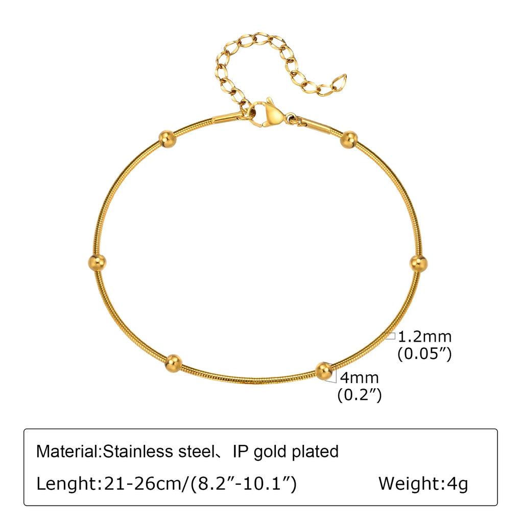 Stainless Steel Lucky Evil Eye Anklet Bracelet for Women, Blue Eye Beaded Chain Foot Anklets Summer Beach Lucky Amulet Gift