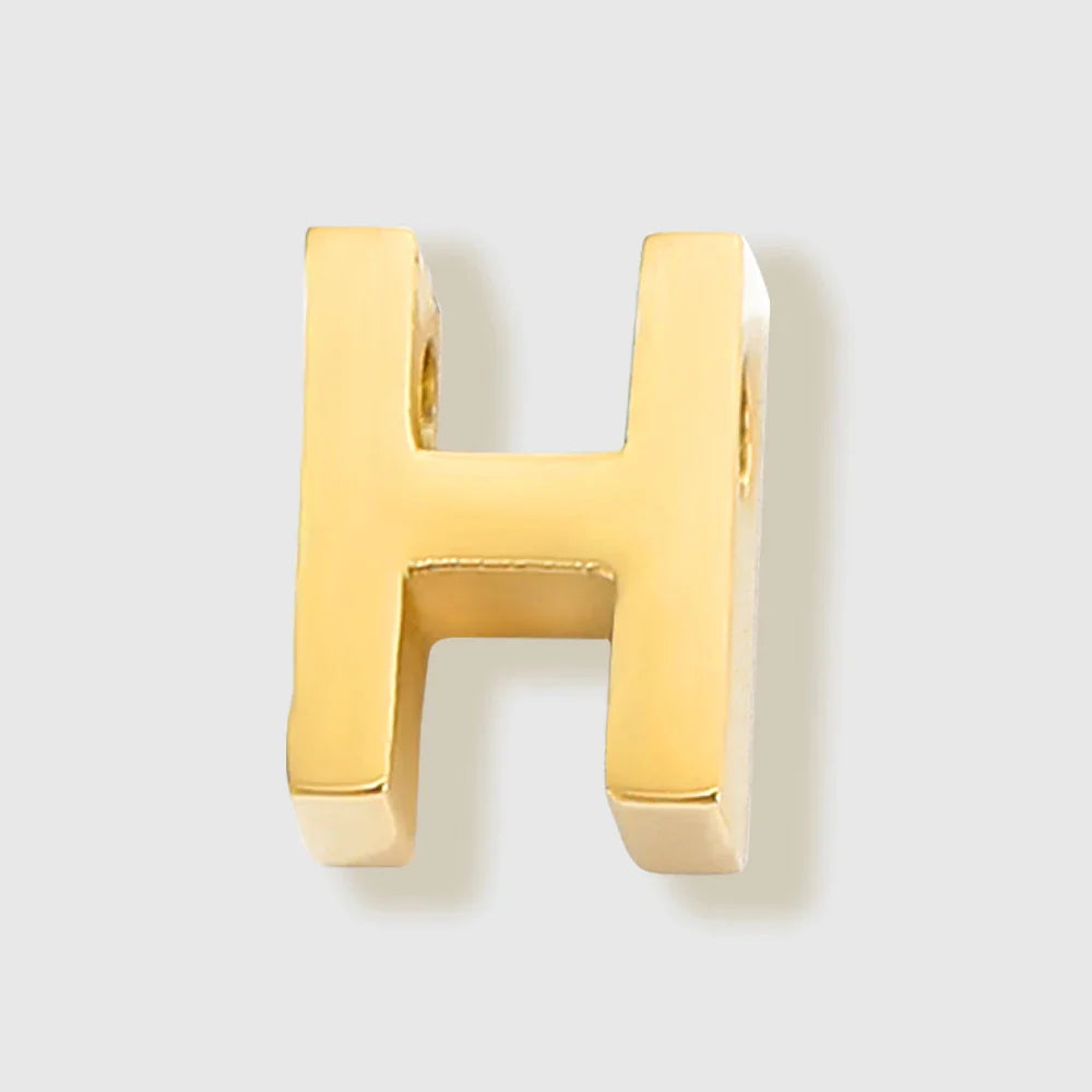 Tiny Heart Dainty Initial Charm Gold Color Silver Color Letter Name Pendant For Women Wholesale Alphabet A-Z Jewelry Gift